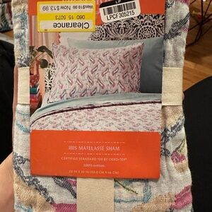 NWT! Opalhouse Ibis Matelasse Sham Standard 100% Cotton